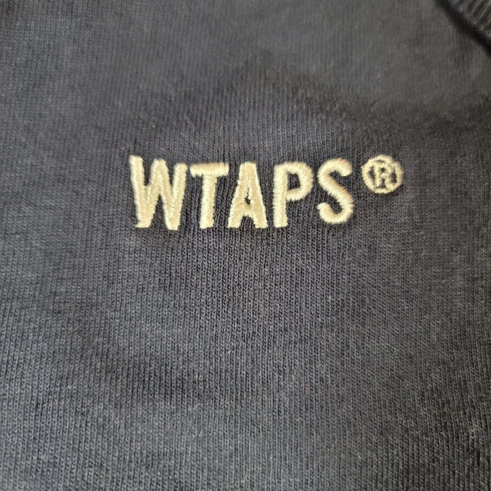 New Balance x WTAPS TC Jersey Long Sleeve T-shirt Men's Size Small MT01606 Blue - Picture 3 of 12